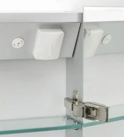 Alu 100 LED Spiegelschrank S60