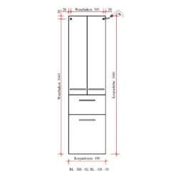 Pelipal Balto Hochschrank 45 X 33 X 168 Cm, Mit 2 Drehtüren, 1 Wäschekippe, Griff Z1 9 Pelipal Balto Hochschrank 45 X 33 X 168 Cm, Mit 2 Drehtüren, 1 Wäschekippe, Griff Z1 -Duravit Verkaufsgeschäft hersteller pelipal balto hoch seitenschraenke hochschrank 686512
