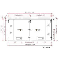 Pelipal Balto Spiegelschrank 150,2 X 27 X 74 Cm Mit LED Lichtkranz, Waschplatzbeleuchtung -Duravit Verkaufsgeschäft hersteller pelipal balto spiegelschrank 150 2 635863