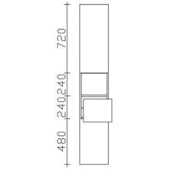 Pelipal Cassca Hochschrank 30 X 33 X 168 Cm Mit 1 Offenes Fach, 1 Auszug, 2 Drehtüren, Anschlag Rechts, Griff N1, PG2 -Duravit Verkaufsgeschäft hersteller pelipal cassca hoch und seitenschraenke 3249374