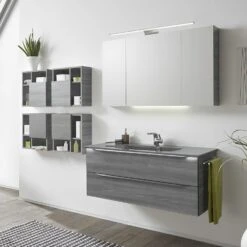 Pelipal Wandregal 1 Tür Oben Rechts, 3 Fächer 45 X 20 X 45 Cm