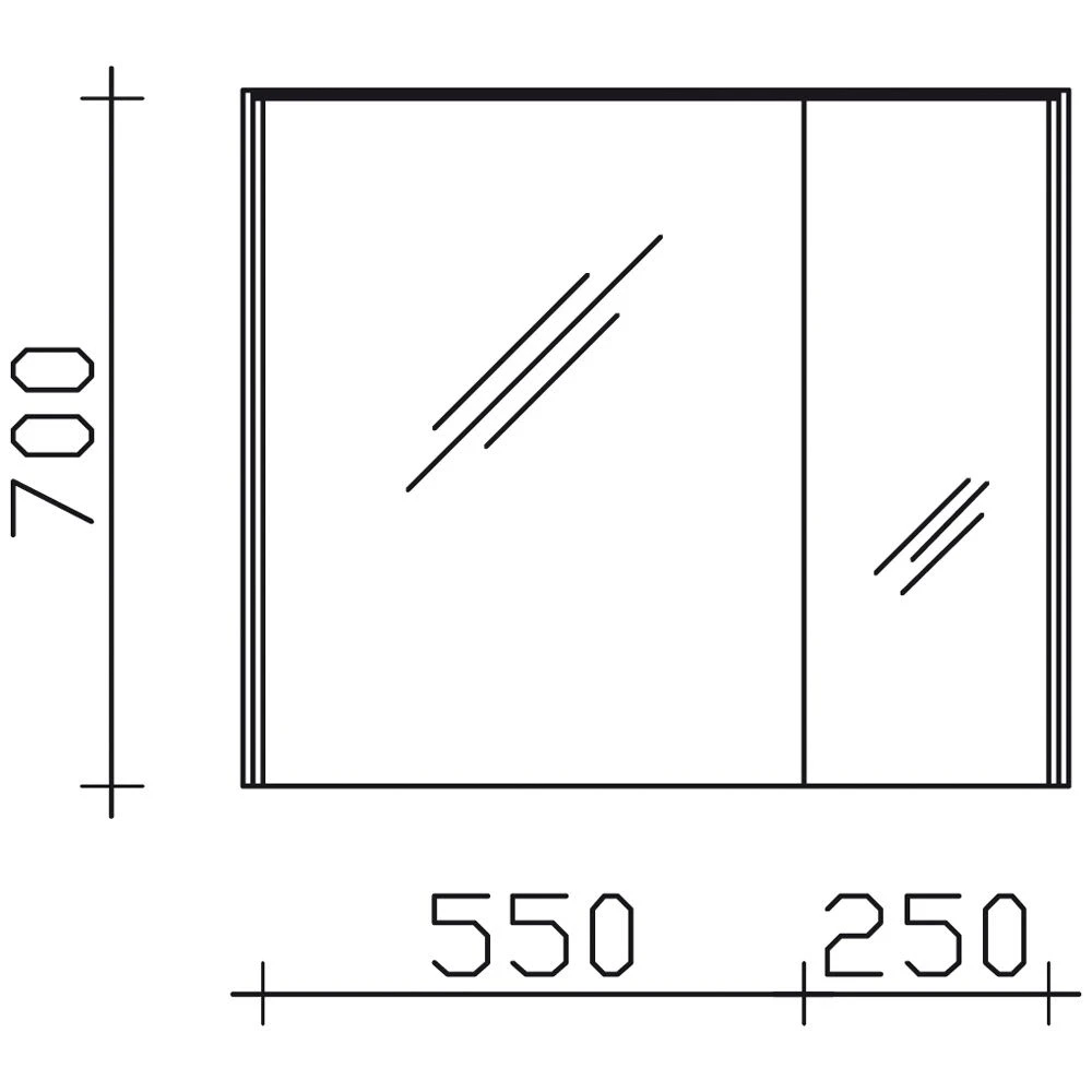 Pelipal Serie 6010 (Solitaire) Spiegelschrank 84 X 17,6 X 70,9 Cm Mit LED-Lichtkranz, Große Tür Links 4 Pelipal Serie 6010 (Solitaire) Spiegelschrank 84 X 17,6 X 70,9 Cm Mit LED-Lichtkranz, Große Tür Links - Image 2