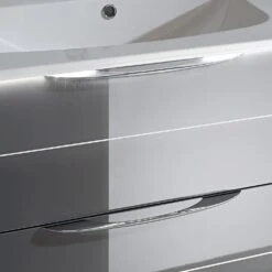 Pelipal Serie 6025 (Solitaire) Wandschrank 45 X 43 X 70 Cm Mit 1 Drehtür, Griff H1, Anschlag Rechts