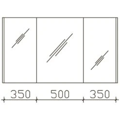 Pelipal Serie 6040 (Solitaire) Spiegelschrank 123,2 Cm Mit LED Aufsatzleuchte 90 Cm -Duravit Verkaufsgeschäft hersteller pelipal solitaire 6040 spiegelschraenke spiegelschrank 2104312