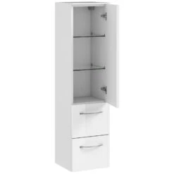 Pelipal Serie 6005 (Solitaire) Sprint Midischrank 121 Cm Mit 1 Drehtür, 2 Auszügen