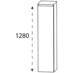 Puris 4Landa Mittelschrank 30 X 30 X 131 Cm Mit 1 Tür, Anschlag Links, Grifflos 9 Puris 4Landa Mittelschrank 30 X 30 X 131 Cm Mit 1 Tür, Anschlag Links, Grifflos -Duravit Verkaufsgeschäft hersteller puris 4landa hoch und seitenschraenke 4836284
