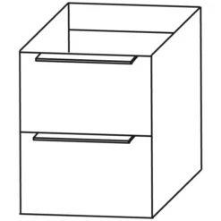 Puris Aspekt Plattenunterschrank 40 Cm Mit 2 Auszügen, Griff 329 -Duravit Verkaufsgeschäft hersteller puris aspekt plattenunterschraenke mit griffleiste 5764030