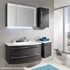 Puris Crescendo Hochschrank 40 X 30 X 162,8 Cm Mit 1 Schubkasten Und 2 Türen, Türanschlag Rechts