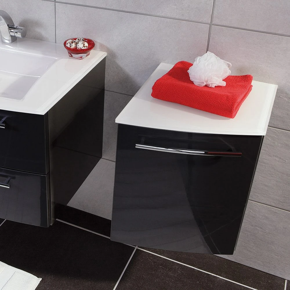 Puris Crescendo Unterschrank 40 X 42,5 X 51 Cm Mit 1 Tür, Türanschlag Rechts, Glasablage Optiwhite 4 Puris Crescendo Unterschrank 40 X 42,5 X 51 Cm Mit 1 Tür, Türanschlag Rechts, Glasablage Optiwhite - Image 2