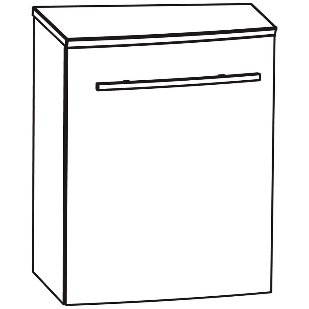 Puris Crescendo Unterschrank 40 X 42,5 X 51 Cm Mit 1 Tür, Türanschlag Rechts, Glasablage Optiwhite 5 Puris Crescendo Unterschrank 40 X 42,5 X 51 Cm Mit 1 Tür, Türanschlag Rechts, Glasablage Optiwhite - Image 3