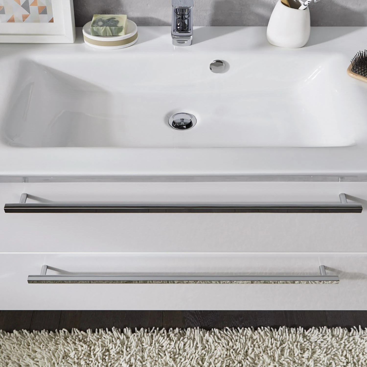 Puris Kao Line Hochschrank 30 X 160 Cm 1 Wäschekippe, 1 Tür, Stangengriff, Anschlag Rechts 5 Puris Kao Line Hochschrank 30 X 160 Cm 1 Wäschekippe, 1 Tür, Stangengriff, Anschlag Rechts - Image 3