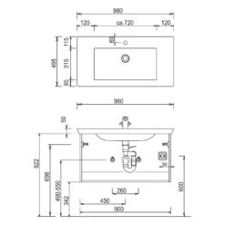 Puris Kao Line Waschtischkombination 96 Cm Mit Keramikwaschtisch, 2 Auszügen, Stangengriff 12 Puris Kao Line Waschtischkombination 96 Cm Mit Keramikwaschtisch, 2 Auszügen, Stangengriff -Duravit Verkaufsgeschäft hersteller puris kao line waschtischkombination 96 11944502