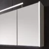 Puris Linea Spiegelschrank 130 Cm Mit 2 LED-Beleuchtungsprofilen -Duravit Verkaufsgeschäft hersteller puris linea spiegelschraenke serie b 3677720