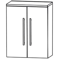 Puris Vuelta Highboard 60 X 30 X 65,6 Cm Mit 2 Drehtüren