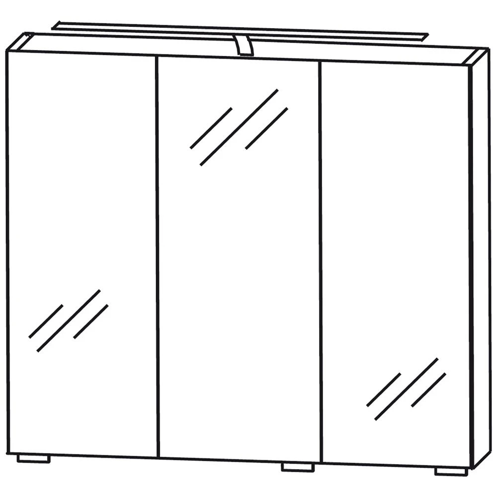 Puris Vuelta Spiegelschrank Serie A 70 X 15 X 64 Cm Mit LED-Aufbauleuchte 5 Puris Vuelta Spiegelschrank Serie A 70 X 15 X 64 Cm Mit LED-Aufbauleuchte - Image 3