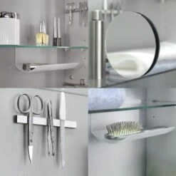 Sanipa Reflection Aluminium-Spiegelschrank ALEX 80 Mit LED-Beleuchtung -Duravit Verkaufsgeschäft hersteller sanipa reflection spiegelschraenke aluminium vorwandmodelle 10444904