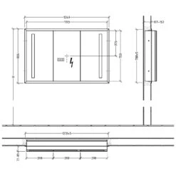 Sanipa Reflection Aluminium-Wandeinbau-Spiegelschrank WILMA 125 Mit LED-Beleuchtung 13 Sanipa Reflection Aluminium-Wandeinbau-Spiegelschrank WILMA 125 Mit LED-Beleuchtung -Duravit Verkaufsgeschäft hersteller sanipa reflection spiegelschraenke aluminium wandeinbaumodelle 3713834