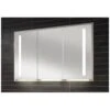 Sanipa Reflection Aluminium-Wandeinbau-Spiegelschrank WILMA 125 Mit LED-Beleuchtung -Duravit Verkaufsgeschäft hersteller sanipa reflection spiegelschraenke aluminium wandeinbaumodelle 3713840
