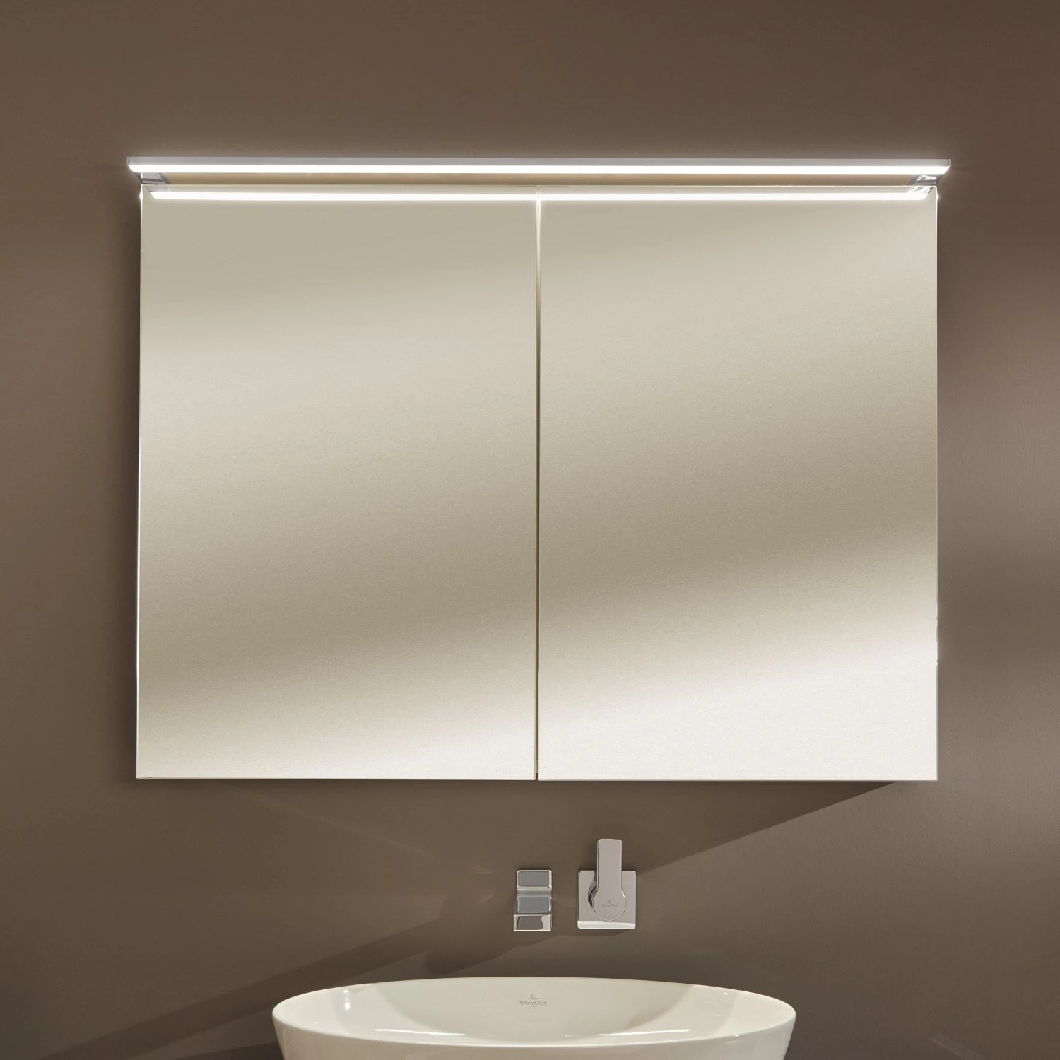 Sanipa Reflection Spiegelschrank MALTE 100 Mit LED-Aufsatzleuchte 3 Sanipa Reflection Spiegelschrank MALTE 100 Mit LED-Aufsatzleuchte