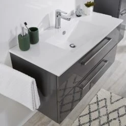 Steinkamp Life 2.0 Waschtischunterschrank 99 Cm Mit Pelipal Waschtisch -Duravit Verkaufsgeschäft hersteller steinkamp badmoebel waschtisch mit unterschrank 4022558