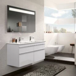 Villeroy & Boch Venticello Waschtisch-Kombination 130 Cm Mit 4 Auszügen, 2 Hahnlöchern Und 2 Überläufen 8 Villeroy & Boch Venticello Waschtisch-Kombination 130 Cm Mit 4 Auszügen, 2 Hahnlöchern Und 2 Überläufen -Duravit Verkaufsgeschäft hersteller villeroy boch alle kollektionen venticello 4234597