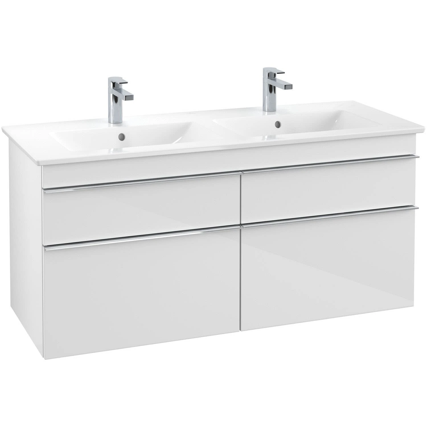 Villeroy & Boch Venticello Waschtisch-Kombination 130 Cm Mit 4 Auszügen, 2 Hahnlöchern Und 2 Überläufen 4 Villeroy & Boch Venticello Waschtisch-Kombination 130 Cm Mit 4 Auszügen, 2 Hahnlöchern Und 2 Überläufen - Image 2