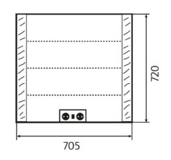 HSK Alu-Spiegelschrank 75 Cm ASP 500 LED Tiefenreduziert Mit Motion-Sensor -Duravit Verkaufsgeschäft hsk spiegelschraenke tiefenreduziert asp 500 alu 3894923
