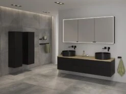 Kronenbach Cube Maxiboard, 30 X 127,6 Cm, 1 Auszug, 1 Tür, Anschlag Rechts, Mit TIP-ON -Duravit Verkaufsgeschäft kronenbach badmoebel cube hochschraenke maxiboard 30 4823735