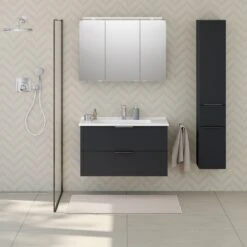 Steinkamp Living 2.0 Waschtisch 100 Cm Mit Unterschrank 97 Cm -Duravit Verkaufsgeschäft marken steinkamp badmobel living 2 0 steinkamp waschtisch mit unterschrank 5893885