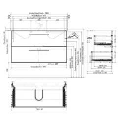 Steinkamp Living 2.0 Waschtisch 100 Cm Mit Unterschrank 97 Cm -Duravit Verkaufsgeschäft marken steinkamp badmobel living 2 0 steinkamp waschtisch mit unterschrank 5893888