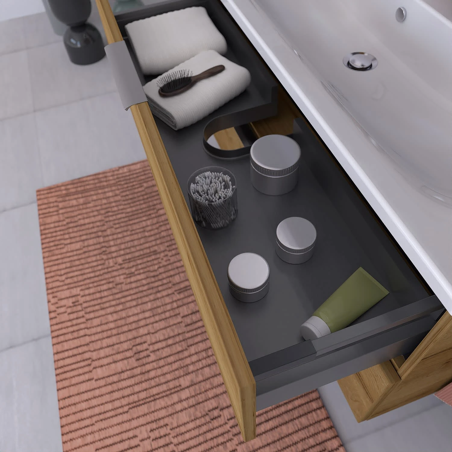 Steinkamp Living 2.0 Doppelwaschtisch 120 Cm Mit Unterschrank 115 Cm 4 Steinkamp Living 2.0 Doppelwaschtisch 120 Cm Mit Unterschrank 115 Cm - Image 2