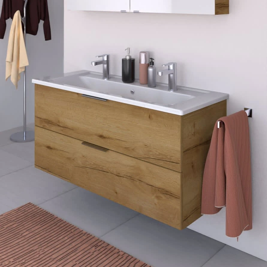 Steinkamp Living 2.0 Doppelwaschtisch 120 Cm Mit Unterschrank 115 Cm 5 Steinkamp Living 2.0 Doppelwaschtisch 120 Cm Mit Unterschrank 115 Cm - Image 3