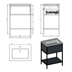 Loft 2.0 Waschtisch Mit Unterschrank 60 Cm, Mit Metallgestell 10 Loft 2.0 Waschtisch Mit Unterschrank 60 Cm, Mit Metallgestell -Duravit Verkaufsgeschäft megabad profi collection badmoebel loft 2 6492659