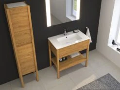 Loft 2.0 Waschtischunterschrank 80 Cm, Mit Holzgestell -Duravit Verkaufsgeschäft megabad profi collection badmoebel loft 2 6493562