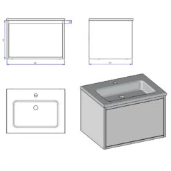 Loft Waschtisch Mit Unterschrank 60 Cm, 1 Auszug 10 Loft Waschtisch Mit Unterschrank 60 Cm, 1 Auszug -Duravit Verkaufsgeschäft megabad profi collection badmoebel loft waschtischkombination 6122224
