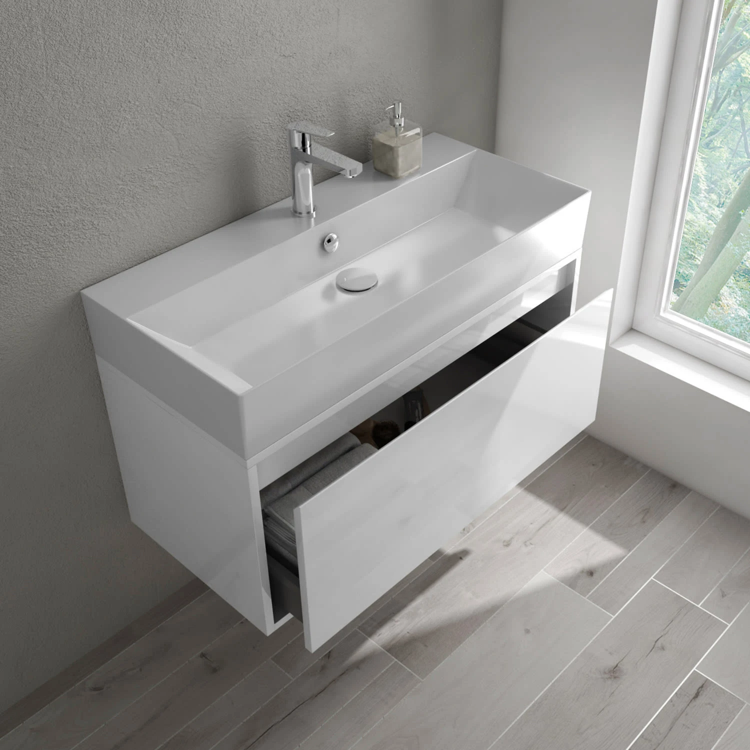 Pure 2.0 Waschtisch Mit Unterschrank 90 Cm Mit 1 Auszug 4 Pure 2.0 Waschtisch Mit Unterschrank 90 Cm Mit 1 Auszug - Image 2