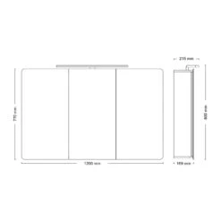 House 2.0 Spiegelschrank Comfort LED 120 Cm Mit 3 Türen 7 House 2.0 Spiegelschrank Comfort LED 120 Cm Mit 3 Türen -Duravit Verkaufsgeschäft megabad profi collection spiegelschraenke house 2 5670538