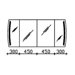 Pelipal Serie 7035 (Solitaire) Spiegelschrank 150 Cm Mit LED-Beleuchtung -Duravit Verkaufsgeschäft pelipal 7035 spiegelschraenke spiegelschrank 150 cm 5169575