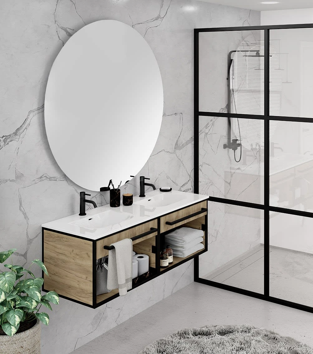 Pianura Giulia Doppelwaschtisch Mit Unterschrank 121 Cm 5 Pianura Giulia Doppelwaschtisch Mit Unterschrank 121 Cm - Image 3