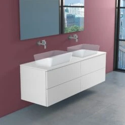 Progettobagno Elba Modular Doppel- Waschtischkonsole 160 Cm