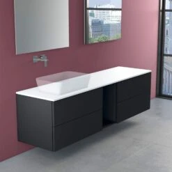 Progettobagno Elba Modular Waschtischkonsole 190 Cm, Ausführung Links