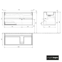 Progettobagno Evo 54 Lago Waschtisch Mit Unterschrank 120 Cm, Ausführung Rechts Ohne Hahnloch 7 Progettobagno Evo 54 Lago Waschtisch Mit Unterschrank 120 Cm, Ausführung Rechts Ohne Hahnloch -Duravit Verkaufsgeschäft progettobagno evo 54 lago waschtisch mit 9444827