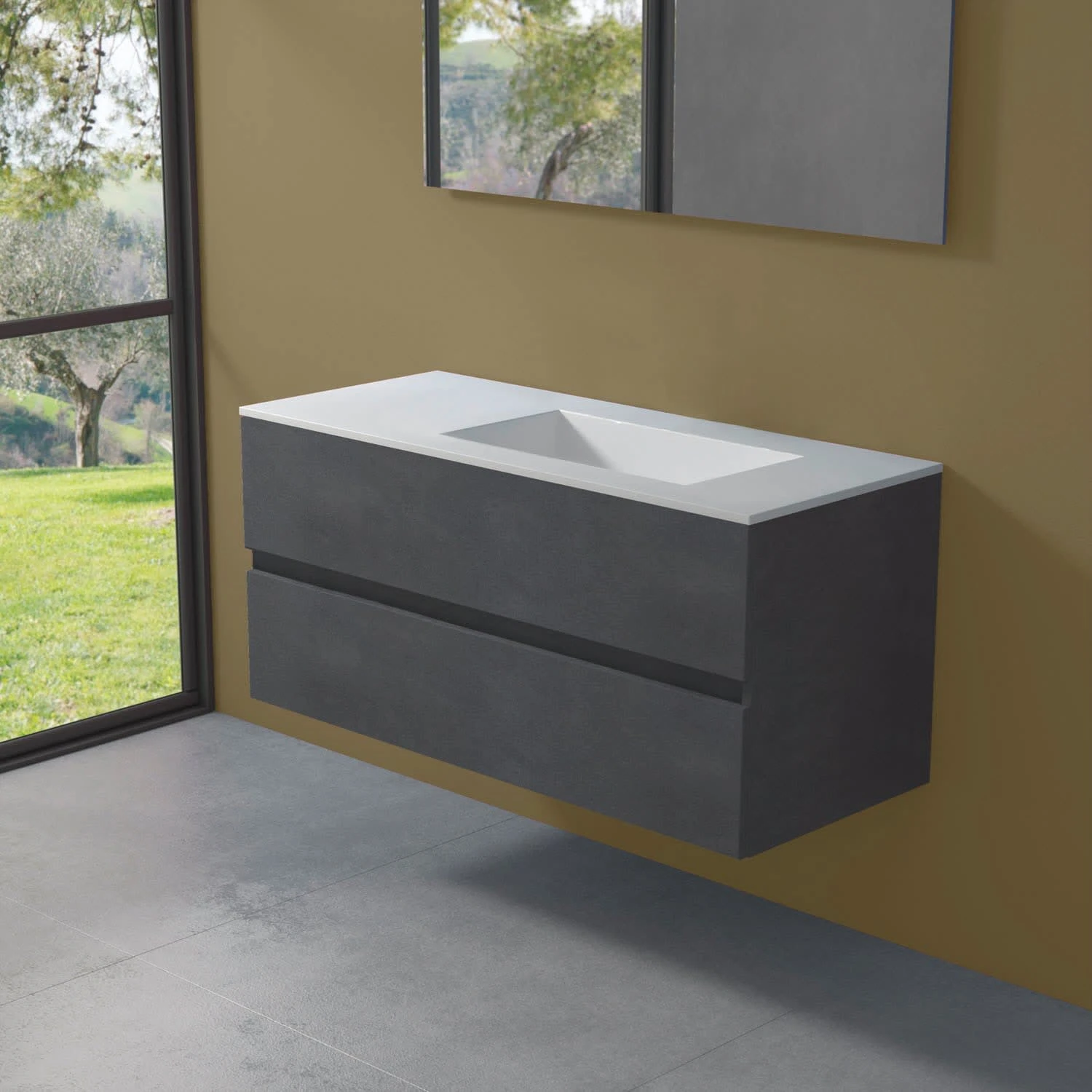 Progettobagno Evo 54 Lago Waschtisch Mit Unterschrank 120 Cm, Ausführung Rechts Ohne Hahnloch 3 Progettobagno Evo 54 Lago Waschtisch Mit Unterschrank 120 Cm, Ausführung Rechts Ohne Hahnloch