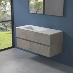 Progettobagno Evo 54 Lago Waschtisch Mit Unterschrank 120 Cm , Ausführung Links Ohne Hahnloch