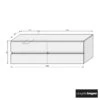 Progettobagno Evo 54 Walnuss Vision Waschtischkonsole 180 Cm, Ausführung Links 2 Progettobagno Evo 54 Walnuss Vision Waschtischkonsole 180 Cm, Ausführung Links -Duravit Verkaufsgeschäft progettobagno evo 54 walnuss vision waschtischkonsolen 7076361
