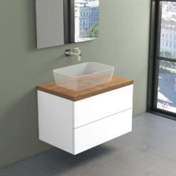 Progettobagno Elba Terra Waschtischkonsole 80 Cm