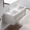 Progettobagno Isola Doppel-Waschtisch Mit Unterschrank 120 Cm -Duravit Verkaufsgeschäft progettobagno isola doppel waschtisch mit unterschrank 6469058
