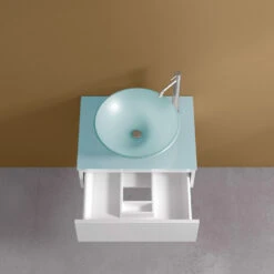 Progettobagno Luna Waschtischkonsole 60 Cm Mit Auszug Und Glasplatte -Duravit Verkaufsgeschäft progettobagno luna konsolen mit auszug und 5750878