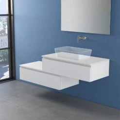 Progettobagno Stresa Duo Modular Waschtischkonsole 160 Cm Rechts