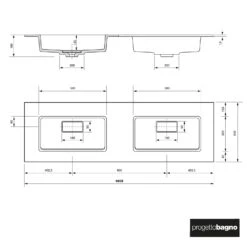 Progettobagno Stresa Lago Doppel-Waschtisch Mit Unterschrank 160 Cm Ohne Hahnloch 6 Progettobagno Stresa Lago Doppel-Waschtisch Mit Unterschrank 160 Cm Ohne Hahnloch -Duravit Verkaufsgeschäft progettobagno stresa lago doppel waschtisch mit 9567383